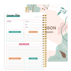Teacher Planner Notebook Academic Lesson Plan & Record Book 8.5x5.5 Inches