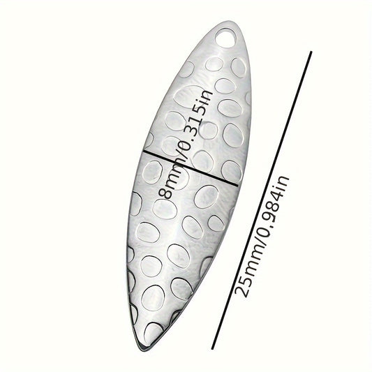 1pc Willow Blade Golden Silvery Blade for Spinner Bait Fishing