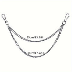 Metal Punk Rock Layered Chain Keychains For Men Waist Key Chain Wallet Jeans