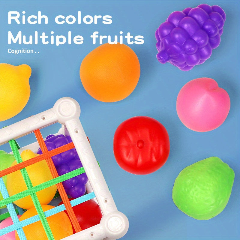 Infant Fruit Stacking Toy Set - Educational Play