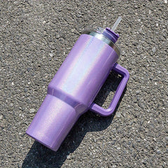40oz Insulated Water Bottle with Straw and Lid
