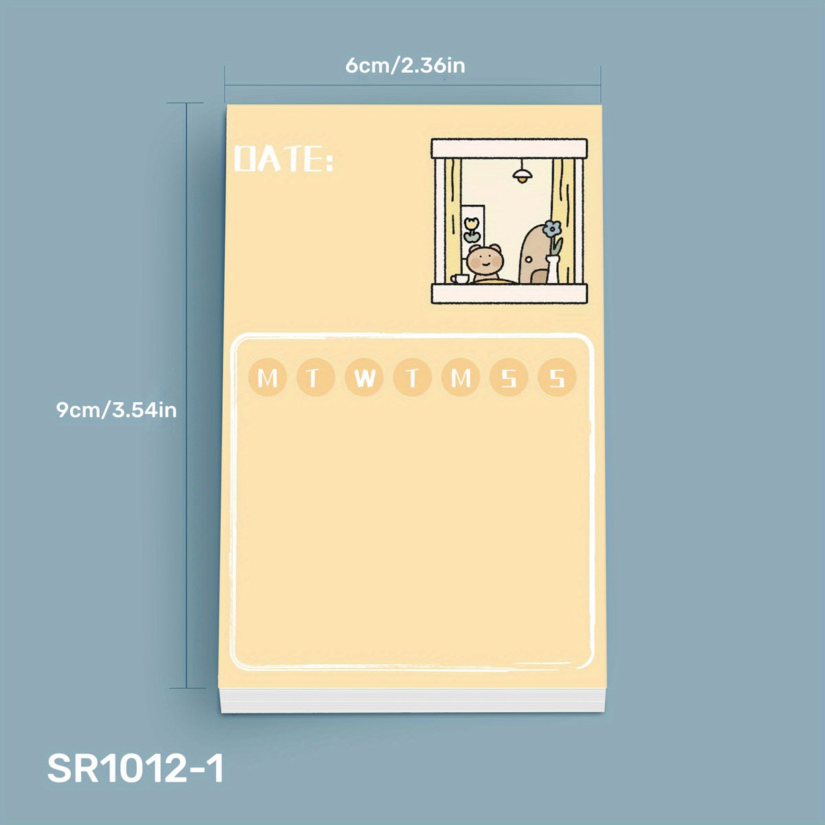 Cute Cartoon Sticky Notes To Do List Planner School Supplies