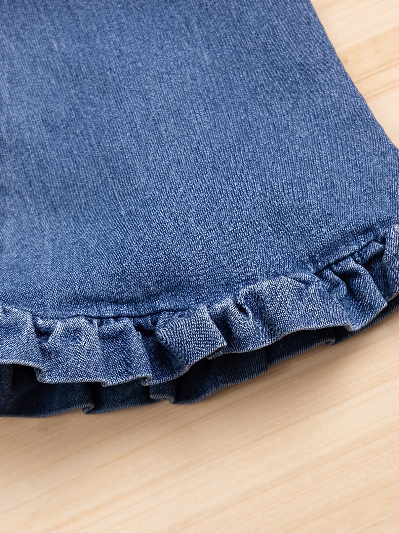 Girls Denim Flare Bell Bottom Pants for All Seasons
