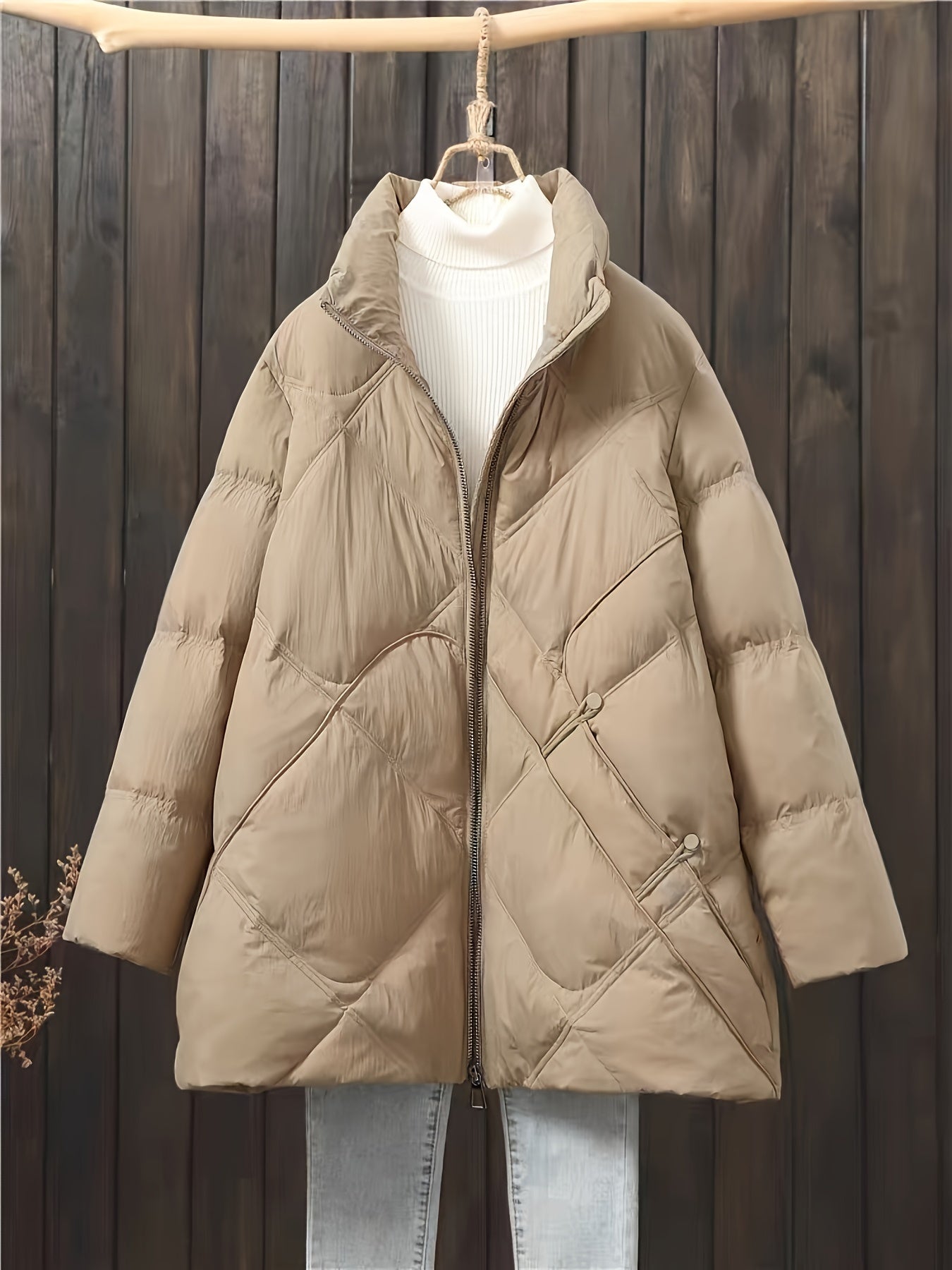 Casual Thickened Puffer Coat Plus Size Winter Jacket