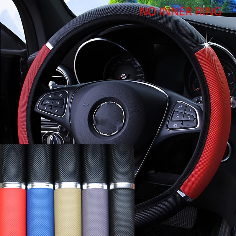 Foaming Metal Strip Car Steering Wheel Cover