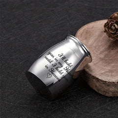 Eternal Memorial Stainless Steel Pet Urn for Dog and Cat Ashes