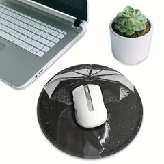 Couple Pattern Round Game Mouse Pad 20x20cm