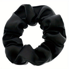 20PCS Pu Leather Hair Tie Scrunchie Hair Rope For Women