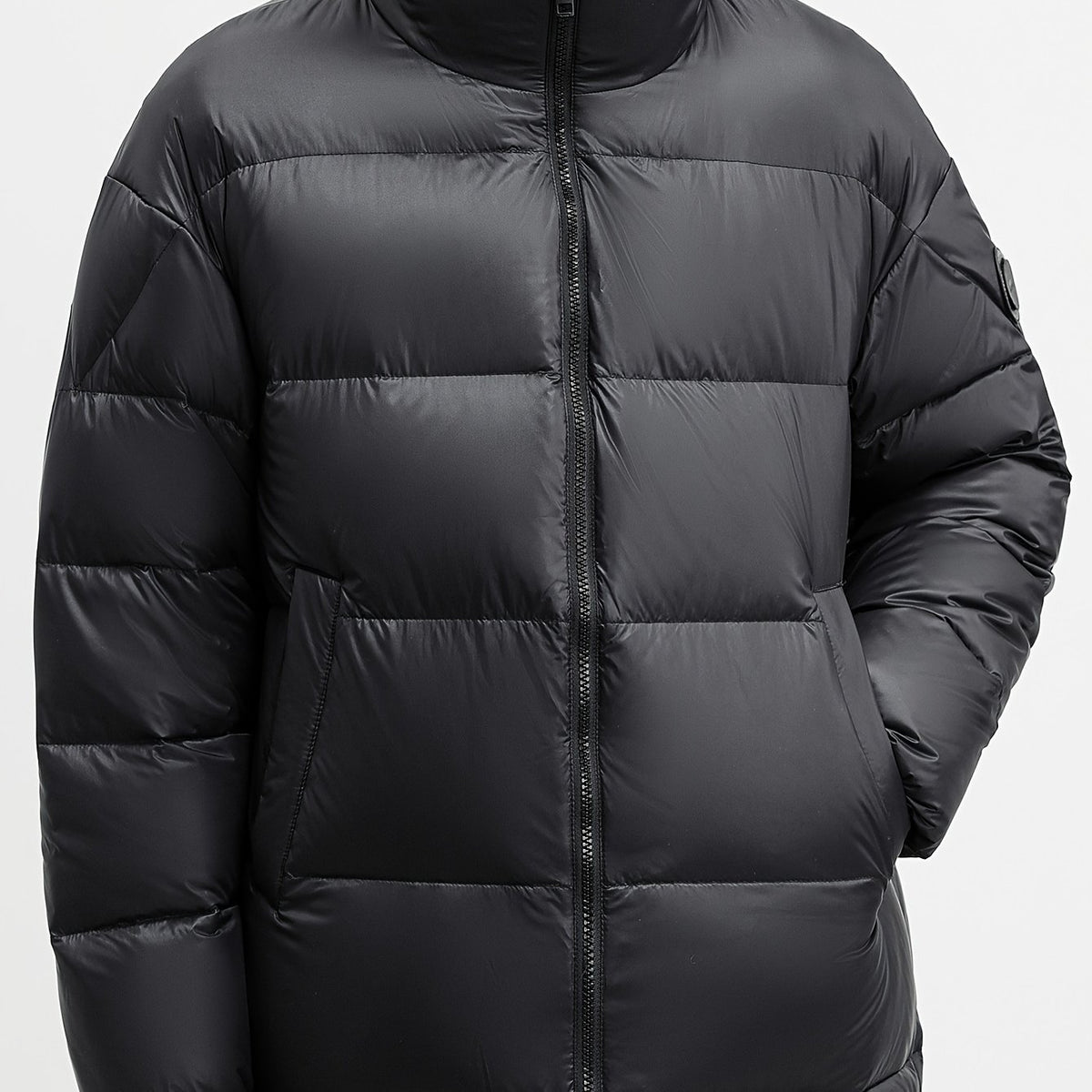 Men's Padded Jacket Stand Collar Thermal Coat