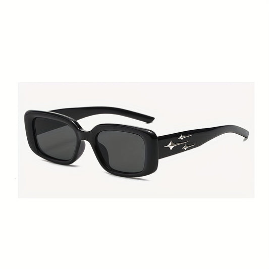 Men's Rectangle Sunglasses Oval Vintage Unisex Sun Shades