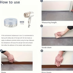 Door & Window Sealing Strip Glass Door Gap Adhesive