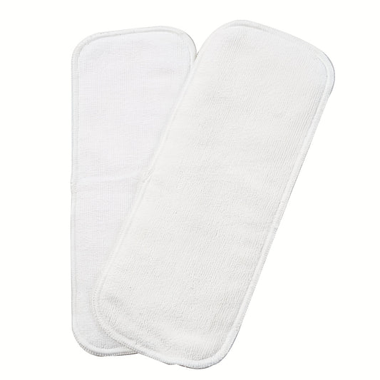 2pcs Washable Diaper Pad 3 Layers Baby Cloth Diaper Ultra Absorbent 35 13