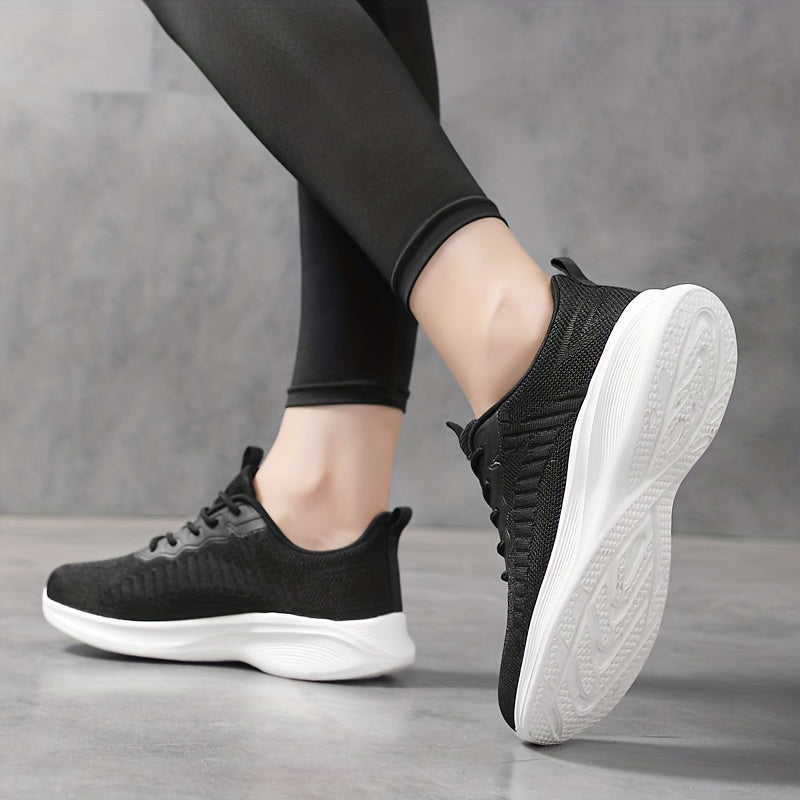 Women's Mesh Breathable Running Sports Shoes Lightweight Non slip Travel Shoes