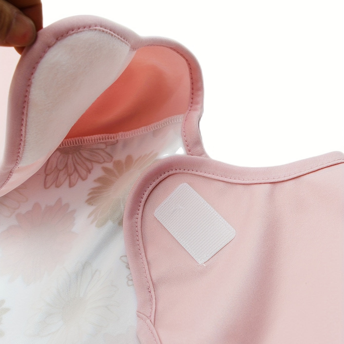 Waterproof Flower Print Baby Feeding Bibs - Reusable & Washable