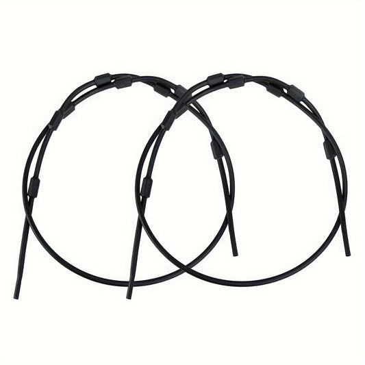 2pcs Climbing Treestand Replacement Cables Adjustable Length Durable Steel Wire