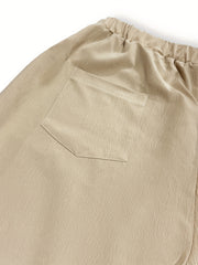  Lace Drawstring Harem Trousers With Pockets