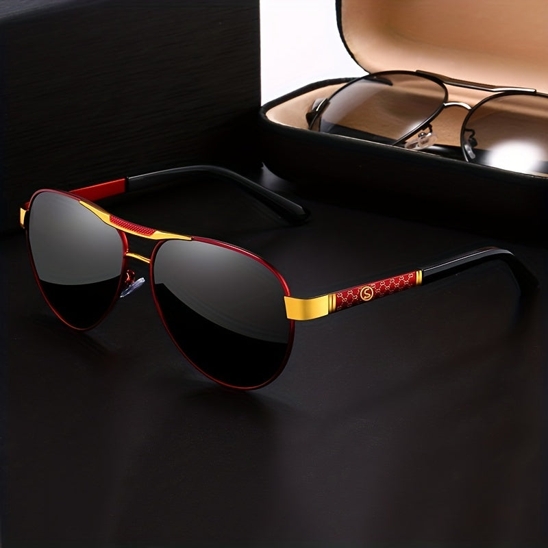 Men's Mixed Pilot Sunglasses Polarized Eyewear