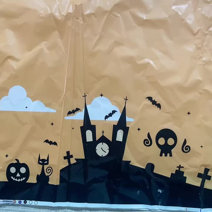 Waterproof Halloween Party Tablecloth 108in 54in