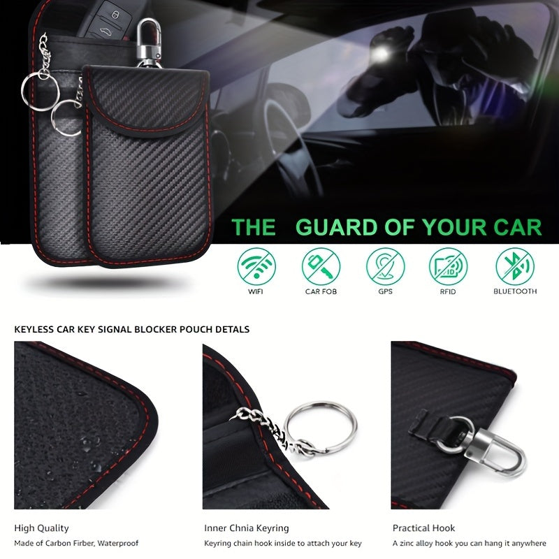 2pcs RFID Remote Control Key Blocking Key Case - Phone