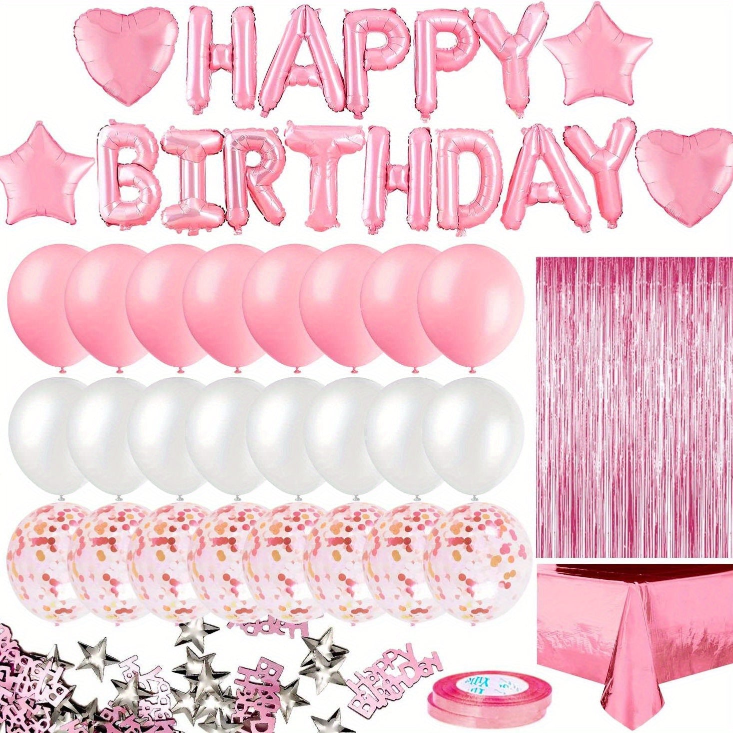 Colorful Birthday Party Decoration Kit