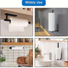 Wall Mounted Paper Towel Holder Dispenser Iron Storage Rack
