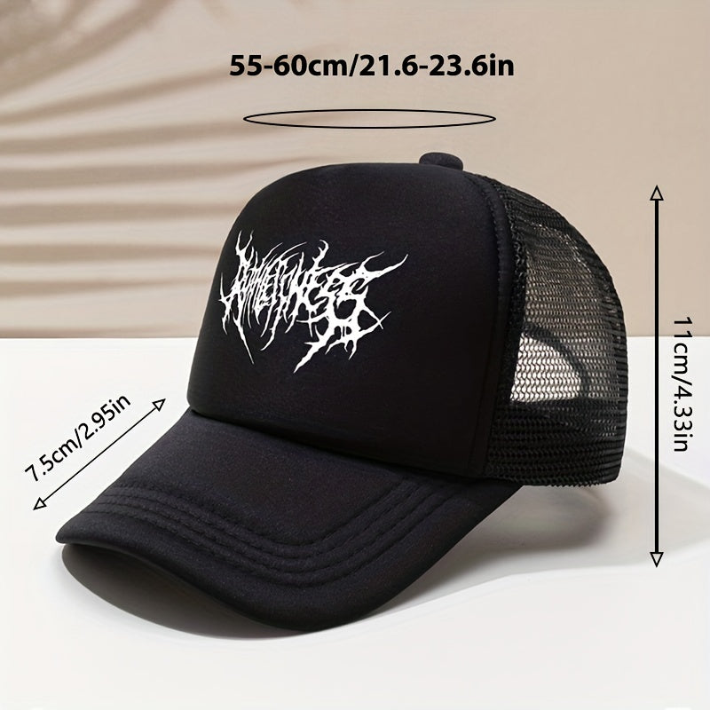 Thorns Print Baseball Cap Men's Summer Sunshade Trucker Cap