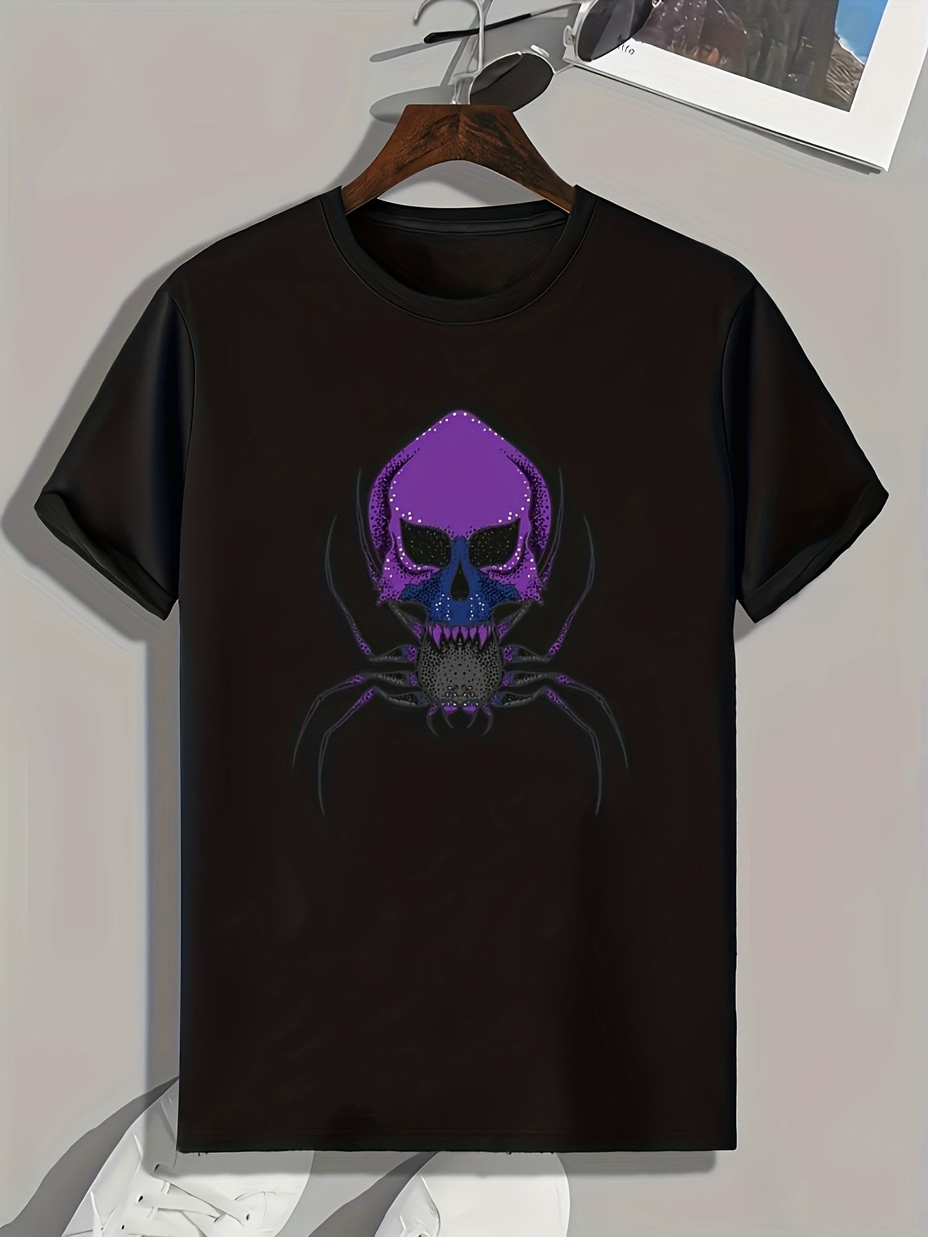 Monster Print Men's Graphic T shirt Casual Comfy Tees For Summer Mens Clothing