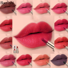 Velvet Matte Lipstick Waterproof Lip Print Golden Tube
