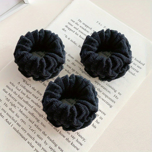 3pcs Elastic Hair Tie Ponytail Holders Scrunchies Hair Accessories