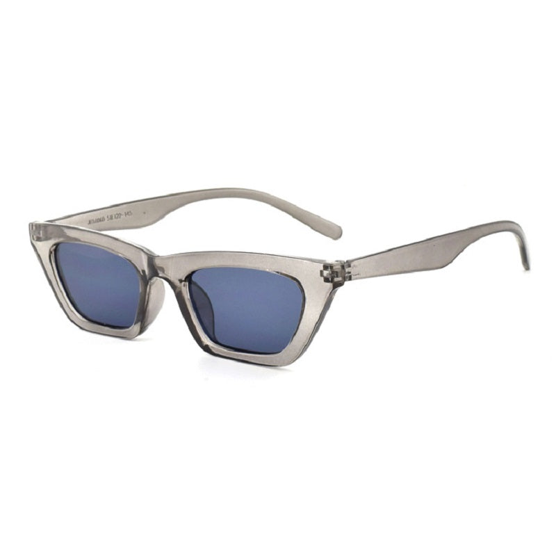 Small Vintage Cat Eye Sunglasses for Outdoor Travel