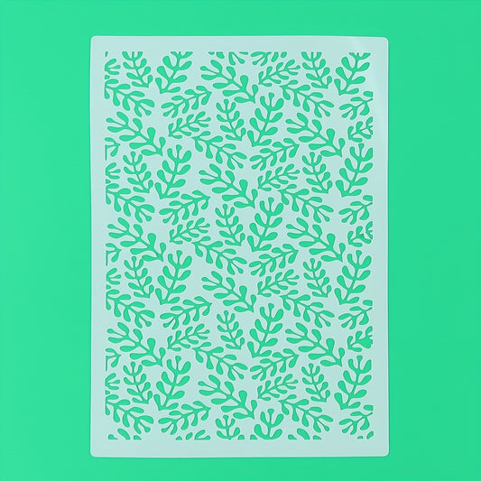 A4 Leaf Painting Template for Various Surfaces - DIY Adhesive Decorations