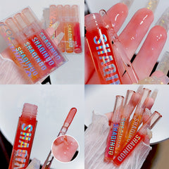 Glazed Lip Gloss Set - Hydrating Plumping Lipstick