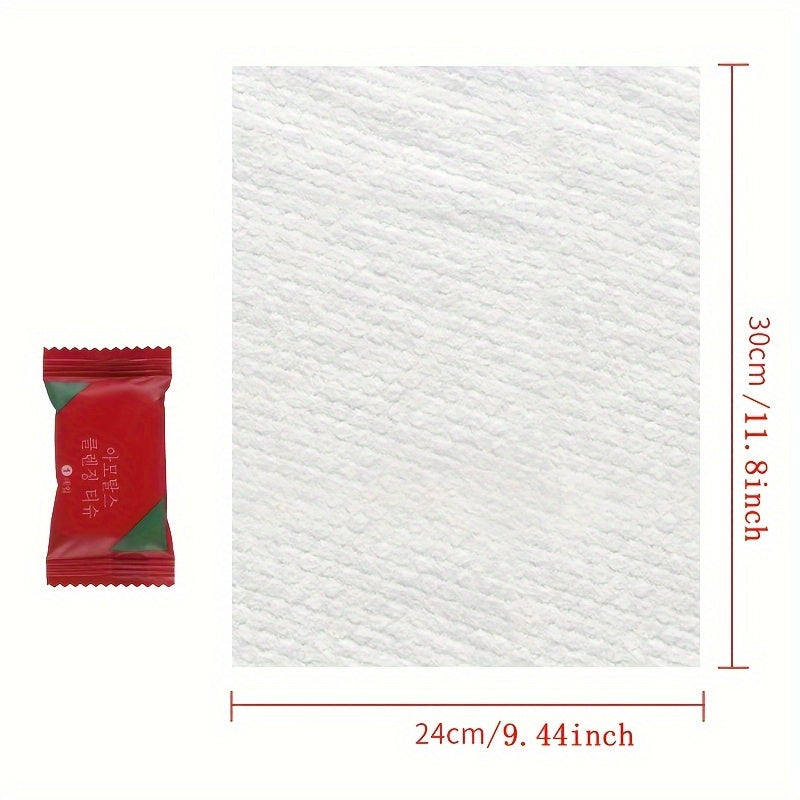 10pcs Compressed Towel Disposable Face Towel Portable Thickened Facial Cleansing