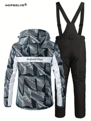 Snowflake Print Ski Set - Women's Activewear