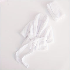 Newborn Photography Props Baby Bathrobes Bath Towel Hooded Robe