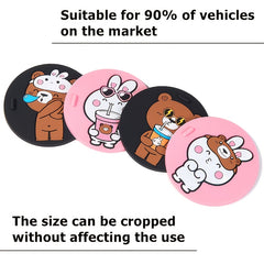 Animal Silicone Car Mug Coaster for Safe Ride