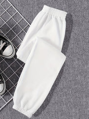 Versatile Long Length Jogger Pants Women's Clothing