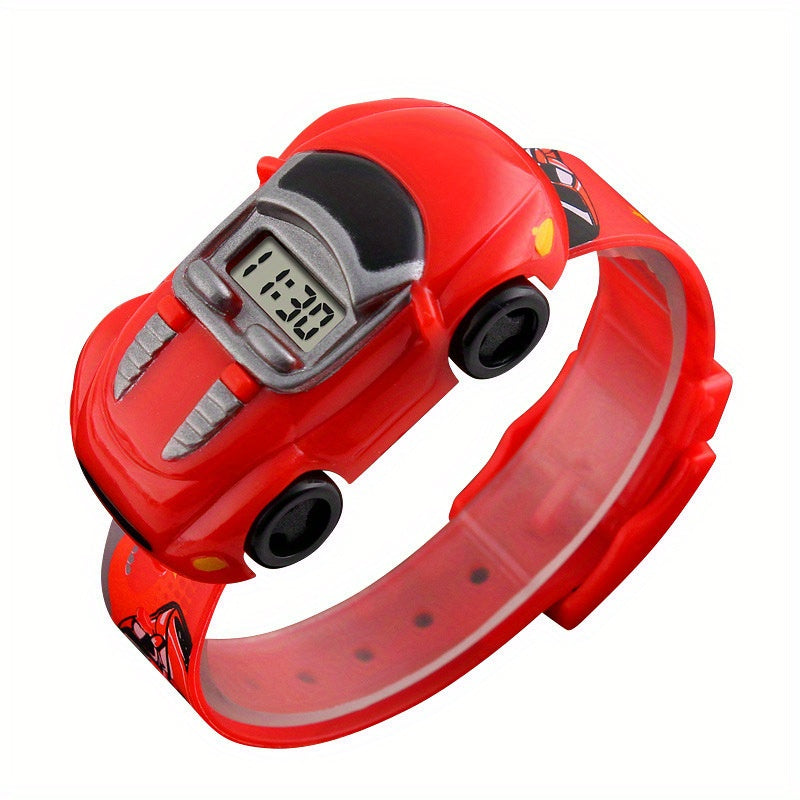 Kids Cartoon Car Electronic Watch