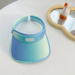 Sun Protection Cap Gradient Anti Ultraviolet Large Brim Hat
