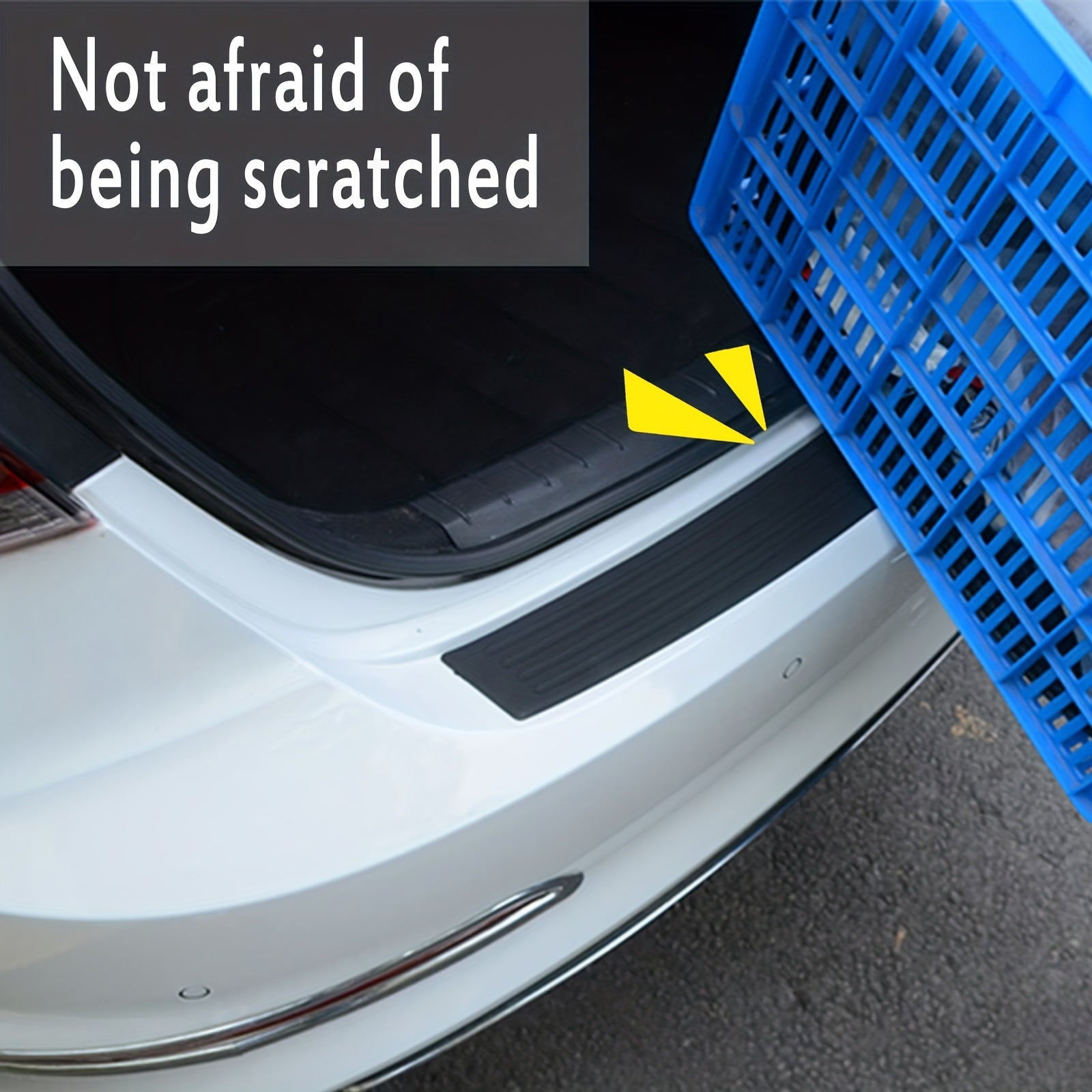 Car Trunk Protection Strip Bumper Collision Prevention Tailgate Decoration