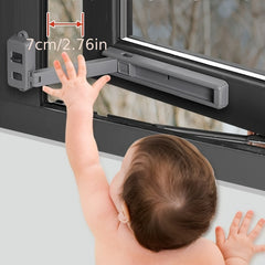 1pc Baby Lock For Window Push Window Lock Push Pull Door Lock Child Safety Lock