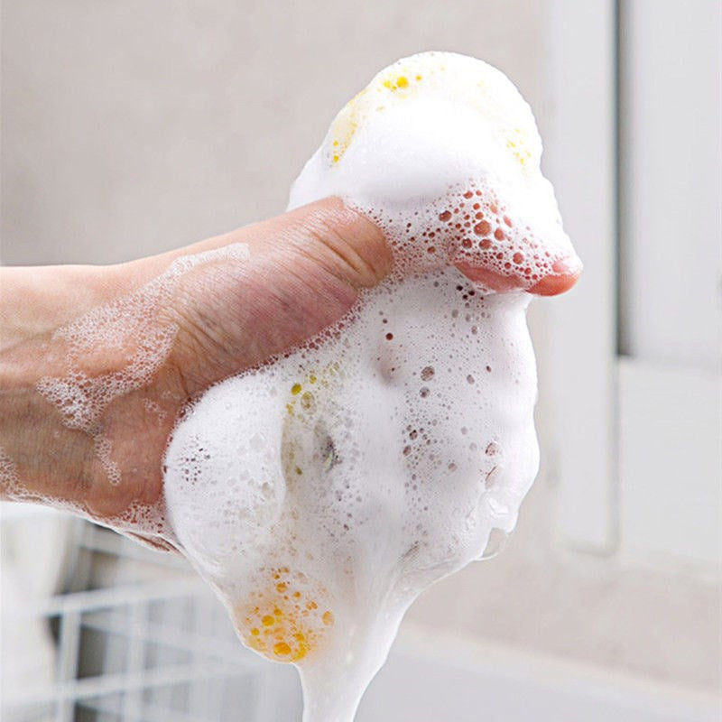 10pcs Double Side Dishwashing Sponge Household Cleaning Tools