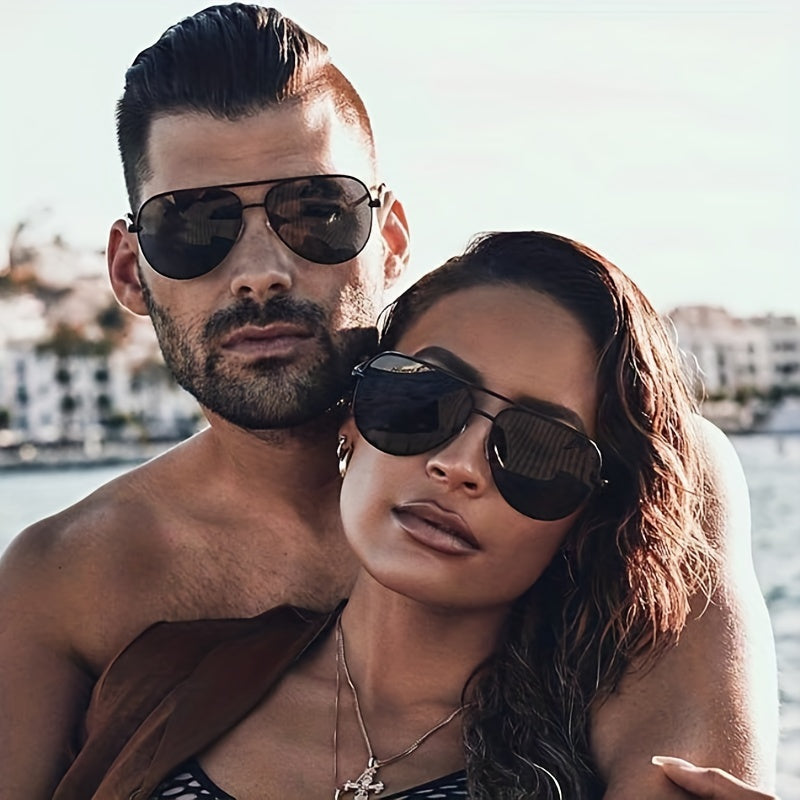 Polarized Aviator Sunglasses Metal Men's Women's Driving Glasses