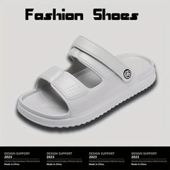 Men's Non Slip Platform Slides Comfortable Cloud Slides For Indoor Outdoor Bathr