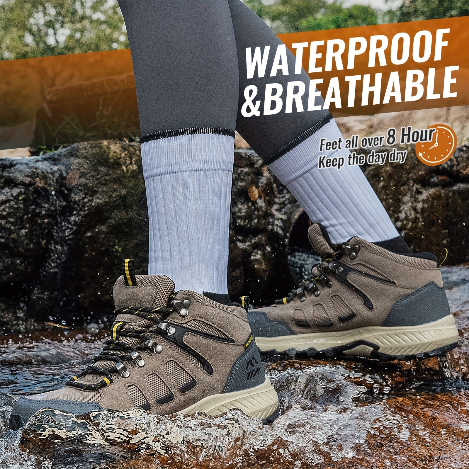 Lightweight Hiking Shoes Non slip Breathable Outdoor Trail Running Shoes
