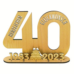 Digital Wooden Ornaments for Birthday Party