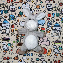 Donkey Plush Doll Hanging Foot Animal Toy