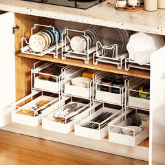 Kitchen Countertop Spice Shelf Cabinet Inside Storage