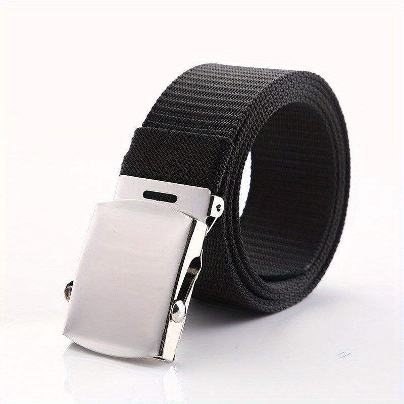 Men's Canvas Belt Automatic Buckle Outdoor Wear