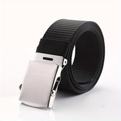 Men's Canvas Belt Automatic Buckle Outdoor Wear